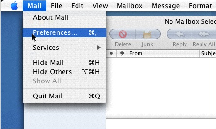 Mac Mail - Screen 1