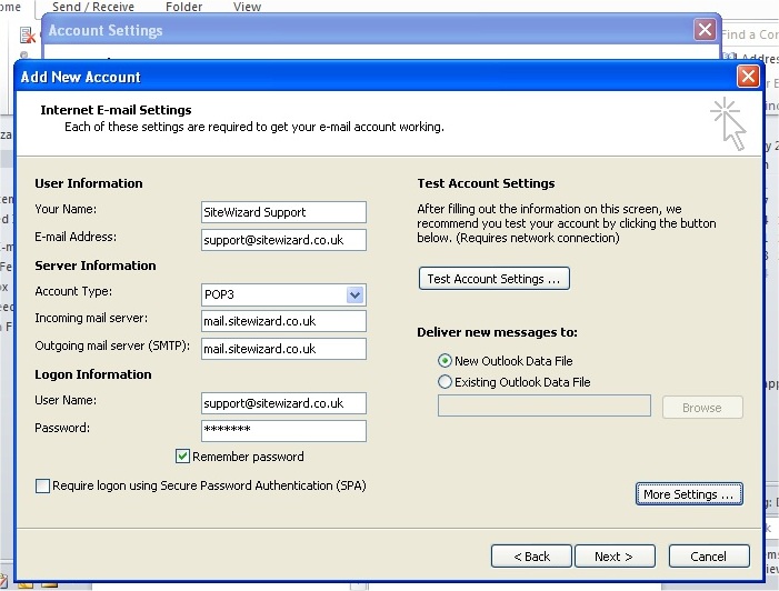 Outlook 2010 Beta Screen 5